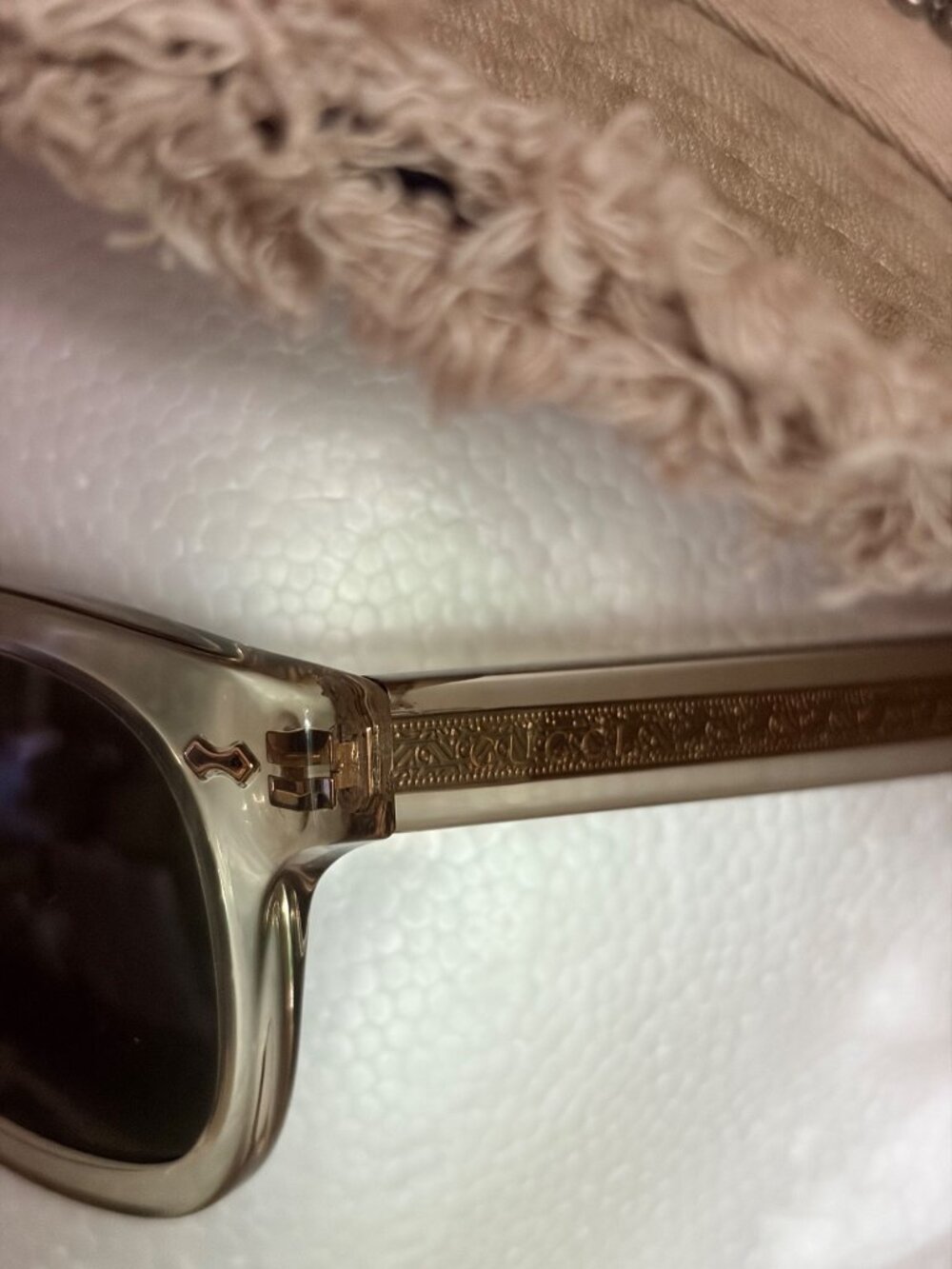 Gucci GG0182S Square-Frame Luxury Sunglasses Transparent Acetate Frame Green/Gre - Picture 7 of 16